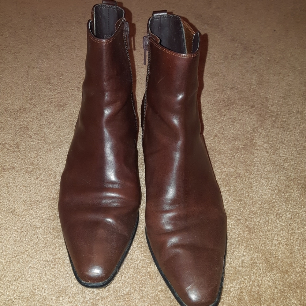Vaneli Cherine Dark Tan Ankle Boot - Picture 2 of 8